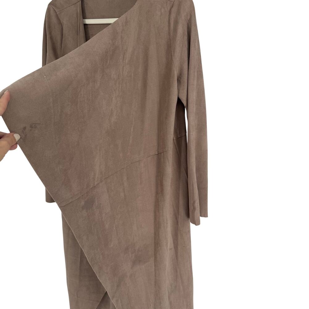 She & Sky Boutique Soft Faux Suede Western Style Duster Women's Medium Boho - Picture 4 of 6